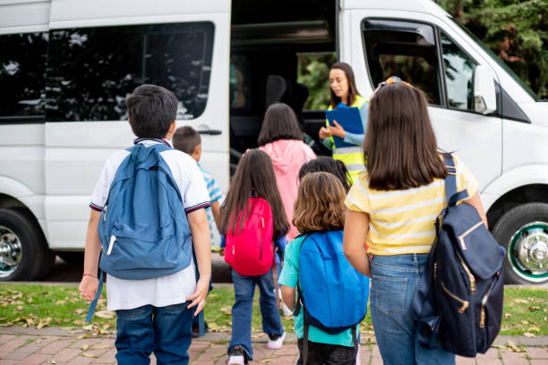 School van for student transportation